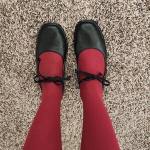 Black leather Madewell Normani ballet flats size 6